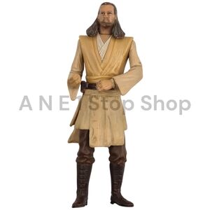 Star Wars Episode 1 Qui-Gon Jinn 4" Figure - Hasbro 1998 READ**